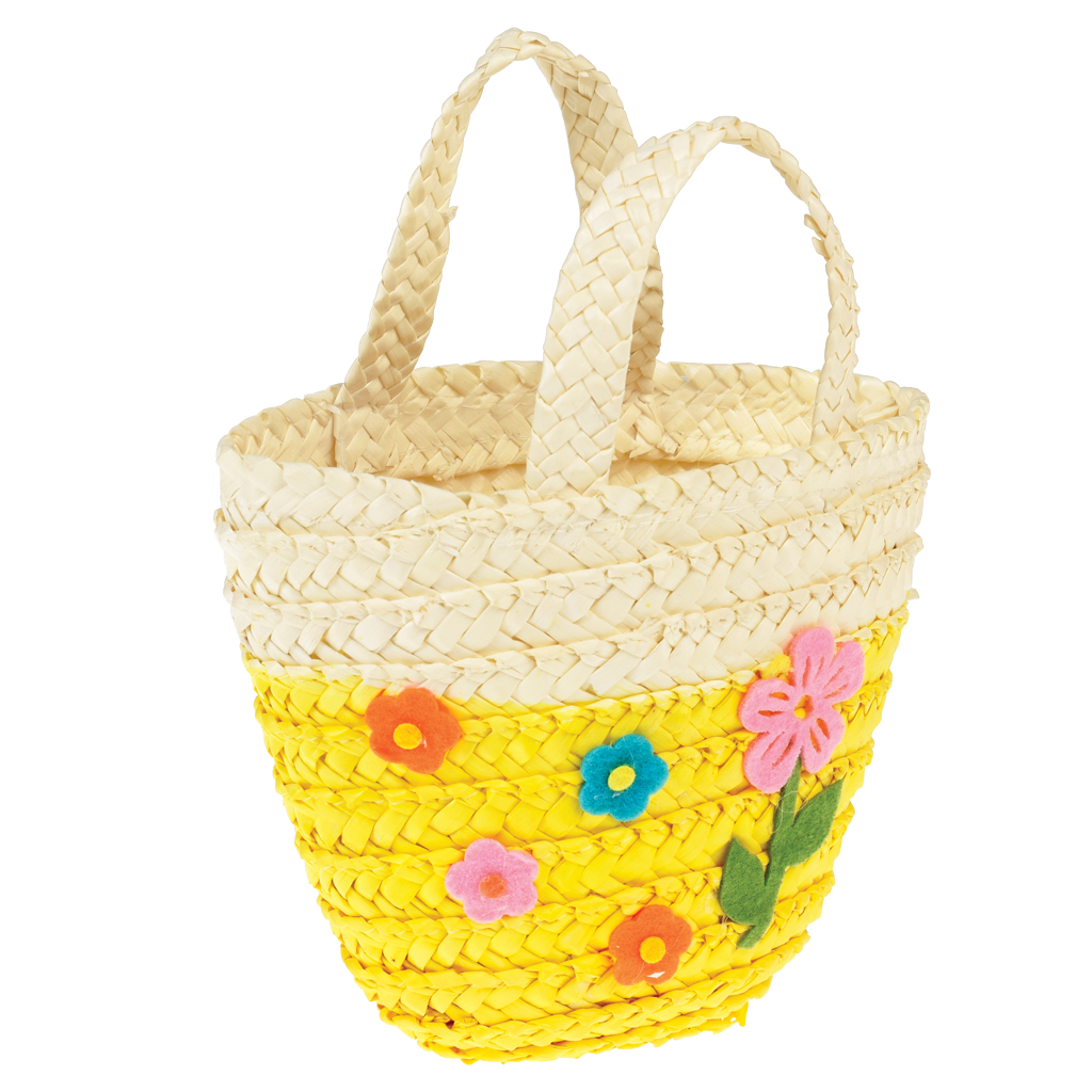 yellow toy basket